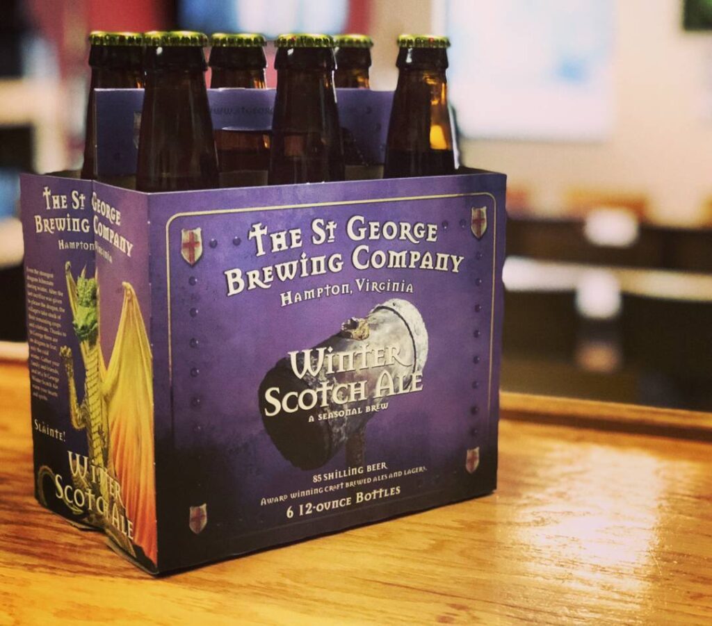 St. George Ale 6 Pack of Virginia Holiday Beer | Visit Virginia Travel Guide Guide