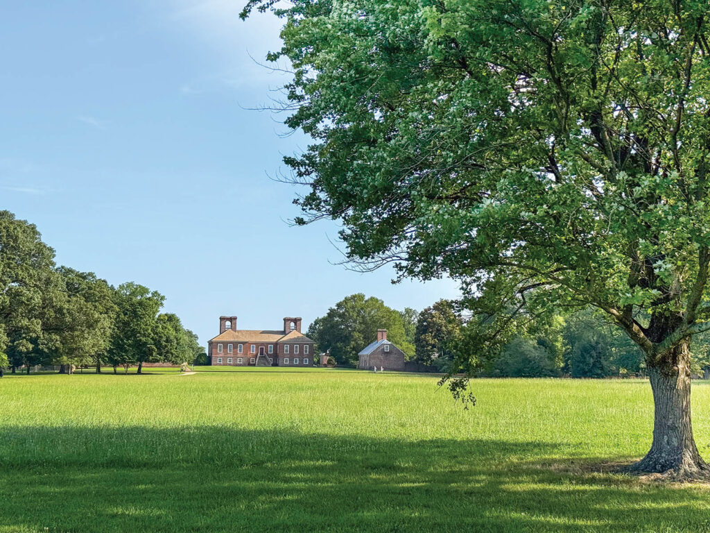 July 1, 2025, Stratford, Virginia: Stratford Hall Historic Preserve, a Georgian Style Plantation House of the Lee family located in the Northern Neck of Virginia along the Potomac River
